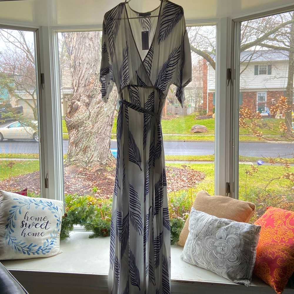 NWT, never worn. Baltic Born Corinth Maxi Dress in Navy, size M.